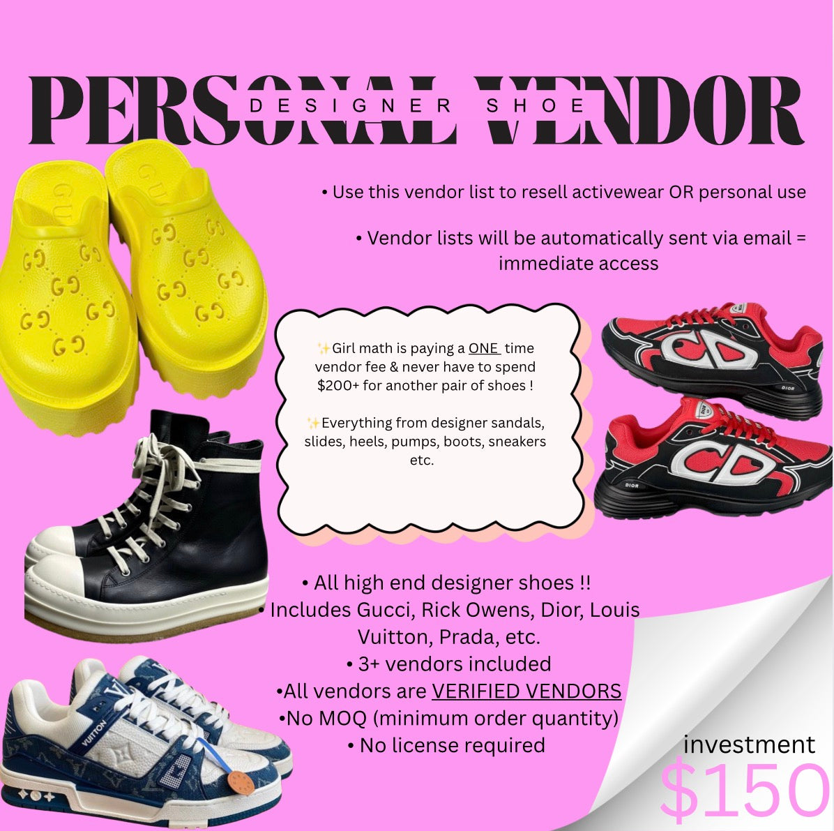 Designer Shoes Vendor